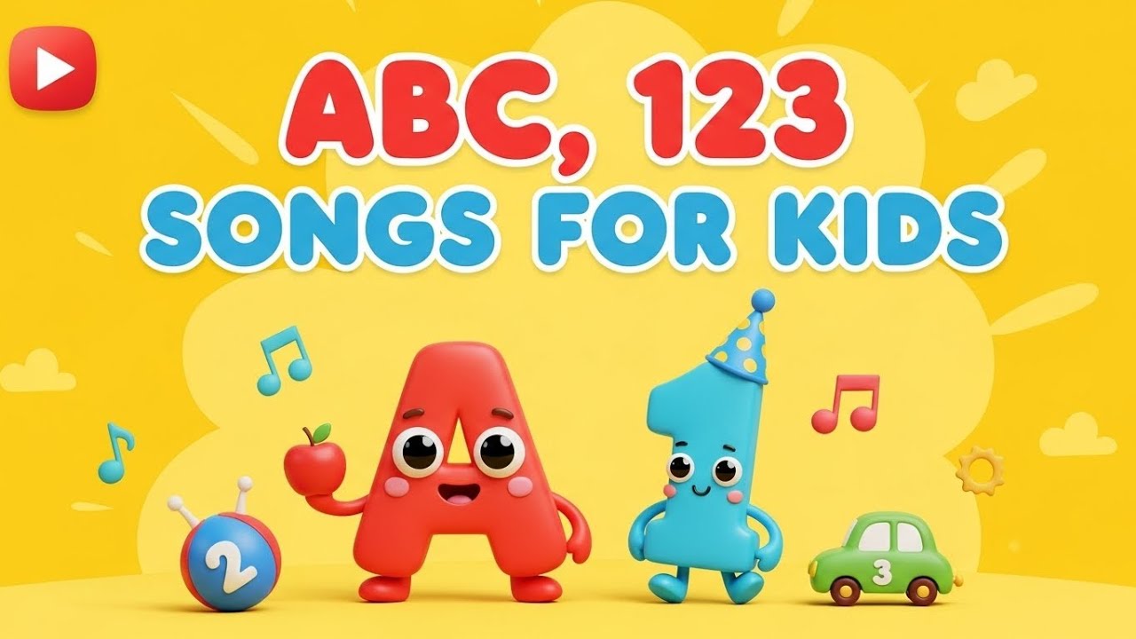 ABC Song - The Alphabet - ABCs & 123s - Phonics - Kids Songs & Nursery Rhymes for Children