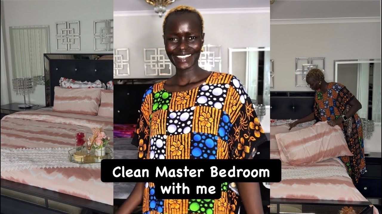 Come clean my master bedroom with me! 
