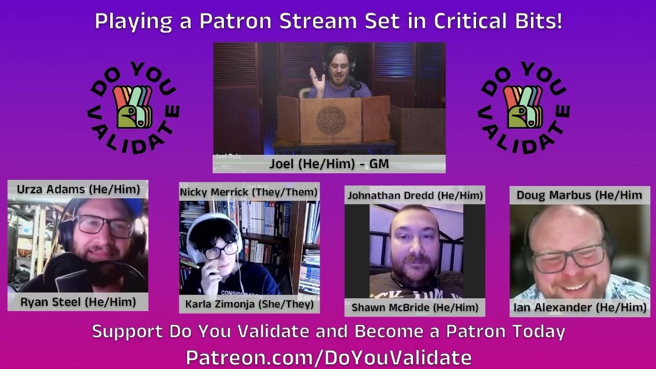 Patron Stream Set in Critical Bits