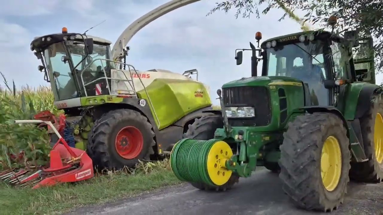 Kukurydza na kiszonkę 2024 !!// 4x JD 2x case & jaguar
