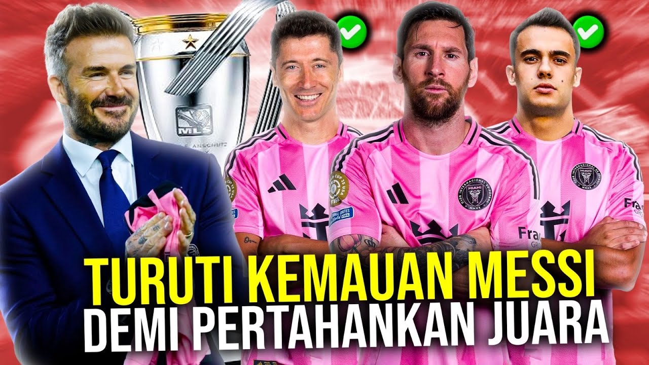 NGGAK ADA PUASNYA SETELAH REKRUT JEBOLAN MADRID INTER MIAMI INCAR LEWANDOWSKI DEMI LIONEL MESSI!