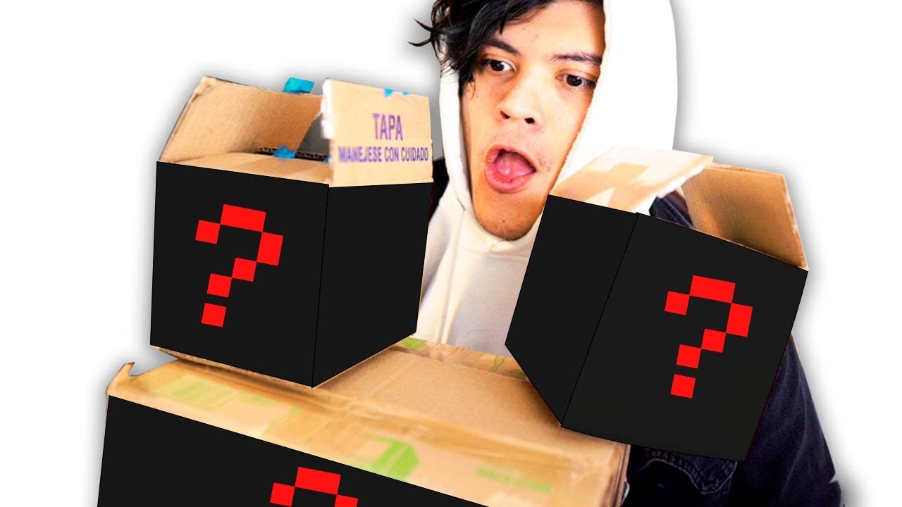 abriendo cajas MISTERIOSAS de $3 pesos 😂😂