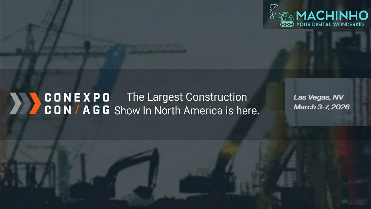 Conexpo is kicking off in Las Vegas #excavator #construction #equipment  #conexpo @conexpoconagg 