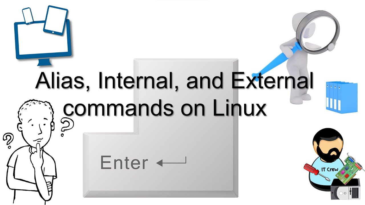 Alias, Internal and external commands on Linux | The type command | The which command