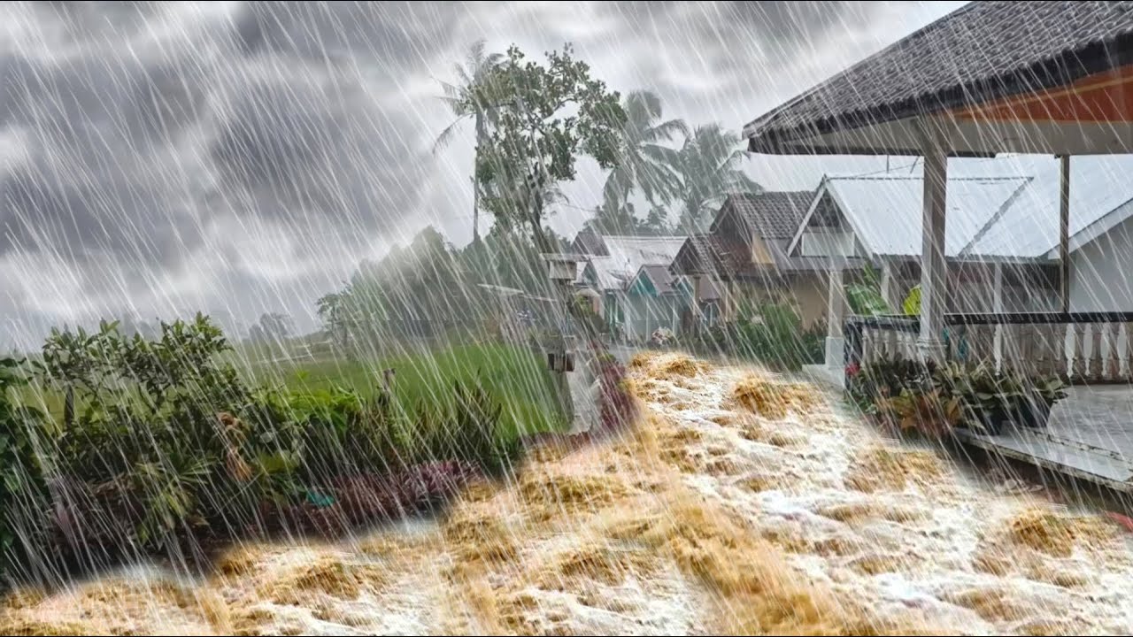 RAIN SOUNDS FOR SLEEPING ⛈️ | THUNDERSTORMS RAIN SOUNDS FOR DEEP SLEEP 😴