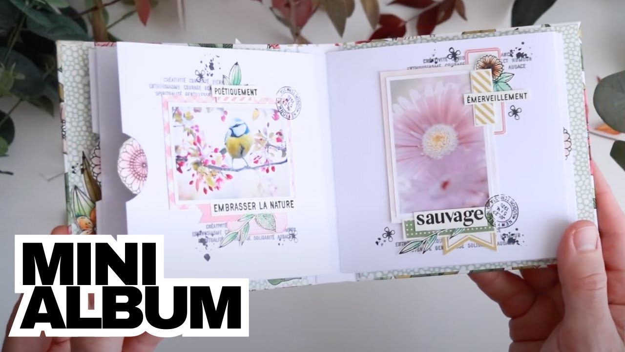 Mini album｜Laisser éclore la Créativité au Fil des Pétales｜Mini album mon jardin
