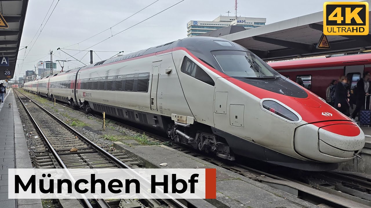 München Hbf 14.11.2025 - Dichtes Nachmittagsaufkommen & internationale Zugbewegungen