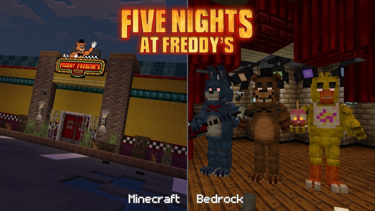 [FNAF MOVIE] Five Night's At Freddy's Movie Minecraft bedrock