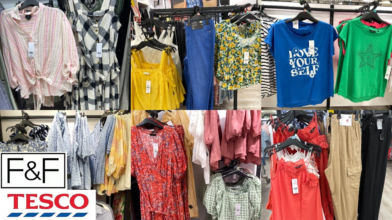 TESCO F&F WOMENS CLOTHING JULY 2022 | F&F CLOTHING | TESCO EXTRA HAUL | TRAVELANDSHOP WITH ME