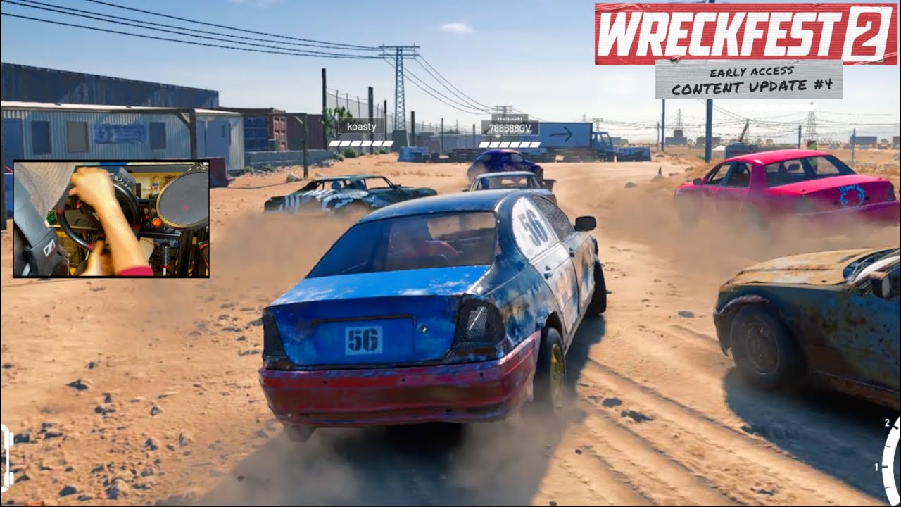 Wreckfest 2 ONLINE - Content UPDATE #4 Angry Driver Says I Corner BOMBED Him??