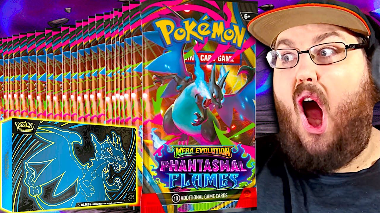 I Opened 50 Phantasmal Flames Packs & Mega Charizard X ex Ultra Premium Collection Box!!!