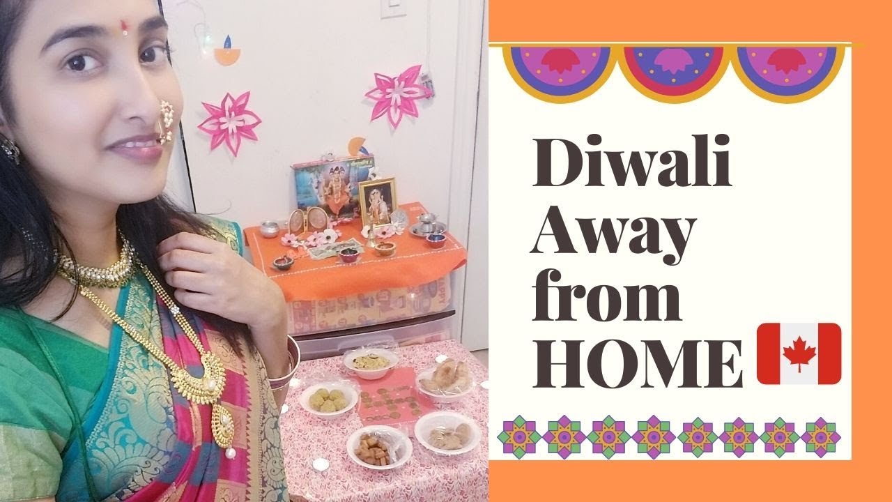 Indian Girl celebrating DIWALI Canada