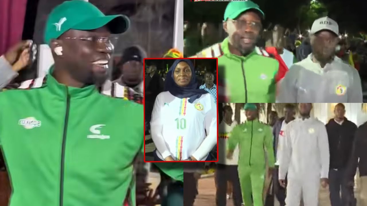 Sortie enflammée :PM O Sonko jubile dans les rues de Dakar aux côtés de la 1er dame et du Pr Diomaye
