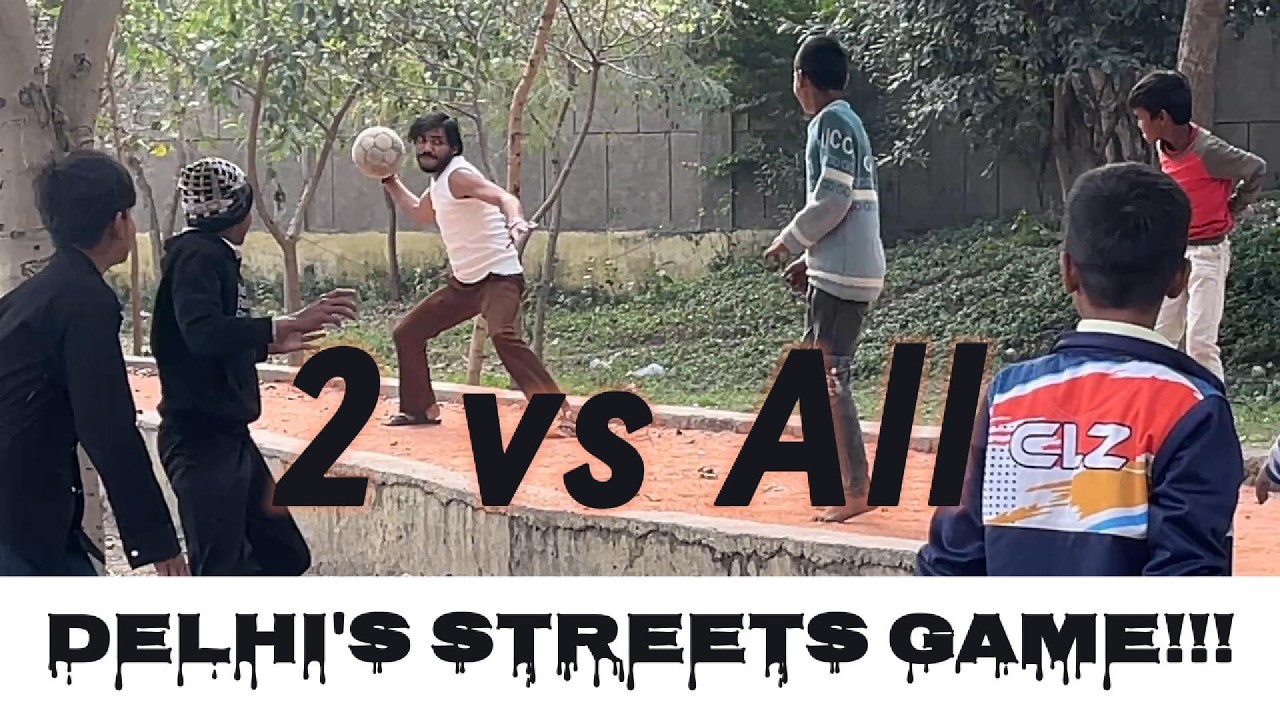 2 vs All delhi's street game sbne mara golu or deepak ko😂