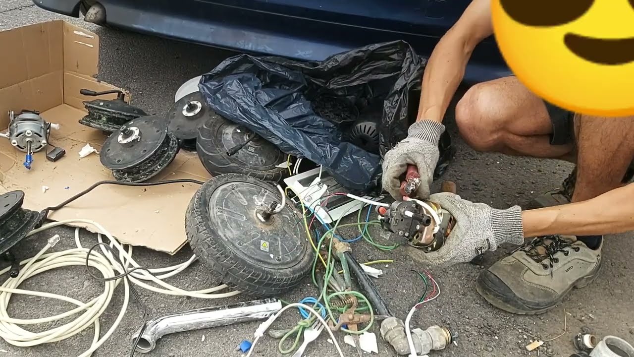 Vendiendo chatarra de motores
