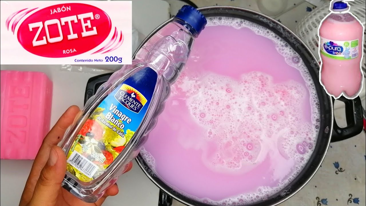Como hacer jabon liquido desinfectante - CASERO