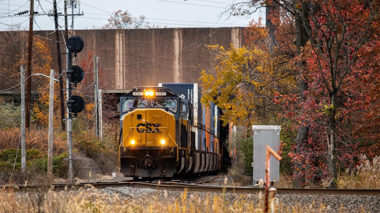 Freight Reroutes Over Conrail's Chemical Coast, Railfanning Bound Brook - Carteret, NJ 11/15/25