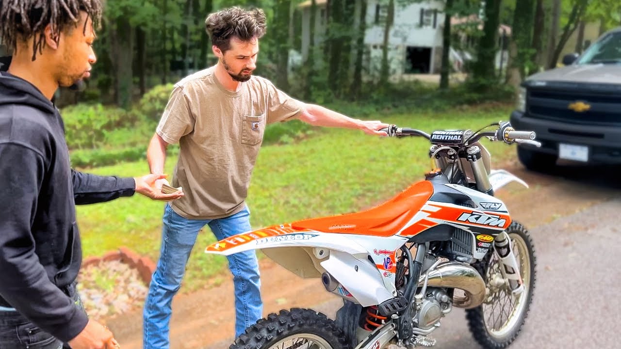 His First 2-Stroke Is NOT A BEGINNER Dirt Bike!