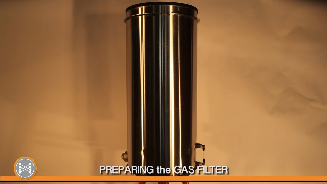 Packing the Gas Filter for the Power Pallet