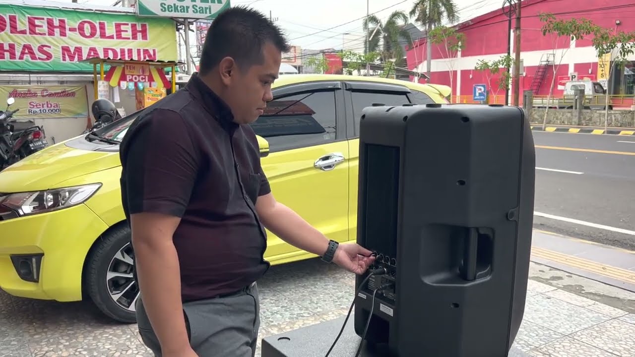 Cek sound HUPER AK15 dikasih subwoofer