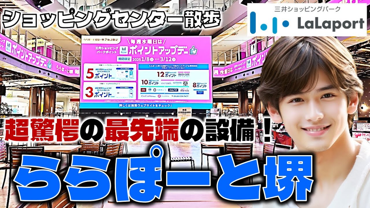 最先端の充実した設備のショッピングセンター！ららぽーと堺のお散歩日記【大阪】LaLaport Sakai Osaka, Japan