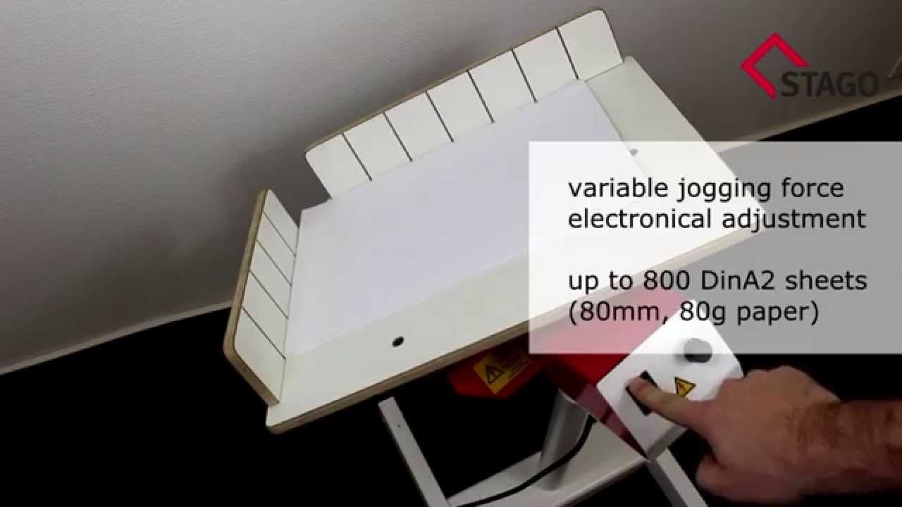 STAGO PR 4 / PR 3 / PR 43S - automatic paper joggers