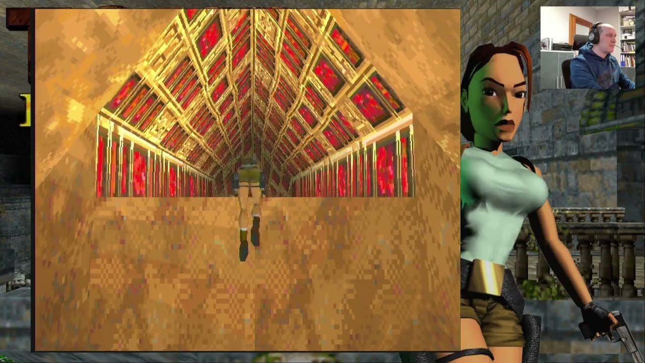 Będę gra grał w grę :) - Tomb Raider I z 1996 roku na PC