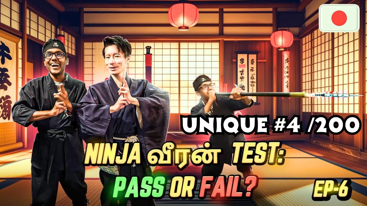 Tokyo-வில் எதிர்பாராத Ninja Challenge😃 Authentic Ninja Training Experience | Tamil Travel Vlog | EP6
