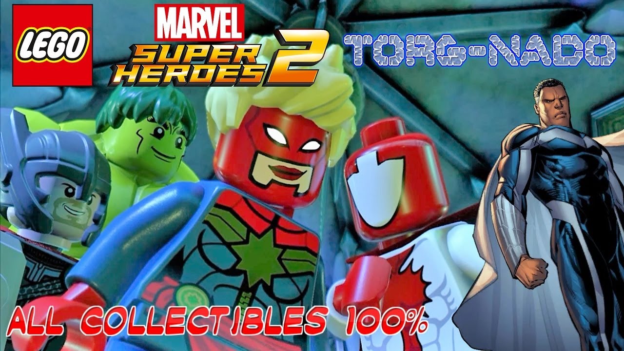 LEGO Marvel Super Heroes 2 - Level 16: Torg-nado 100% Guide (All Collectibles)