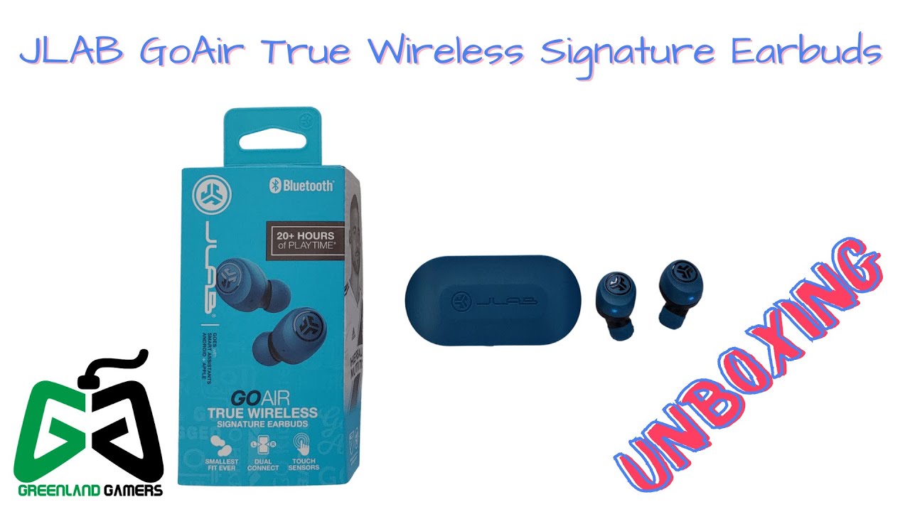 JLab GoAir True Wireless Signature Earbuds Unboxing