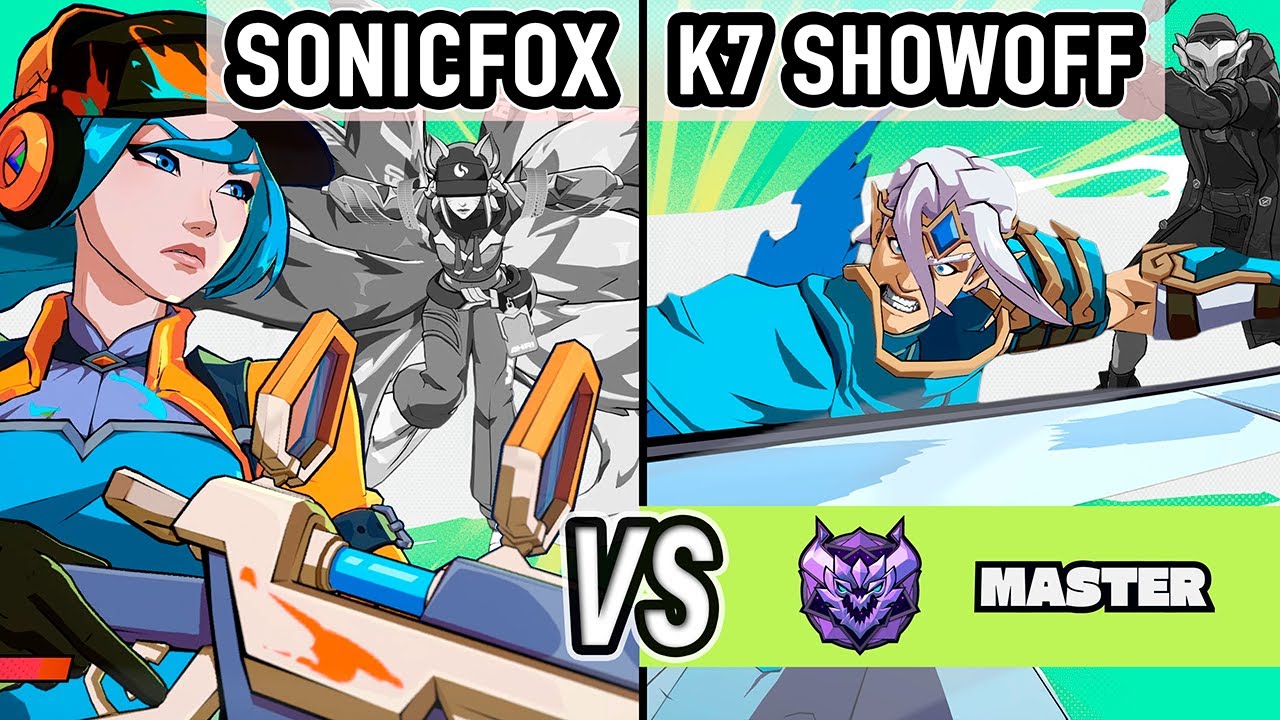 2XKO ▰ SonicFox (Caitlyn / Ahri) vs K7 Showoff (Yasuo / Ekko) ▰ High Level Gameplay