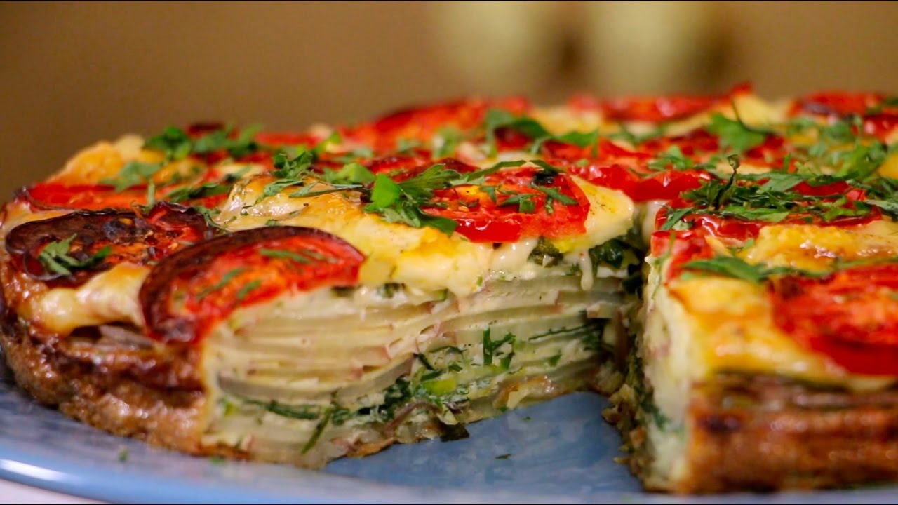 PASTEL DE PAPAS Y VERDURAS / MANOS A LA OBRA