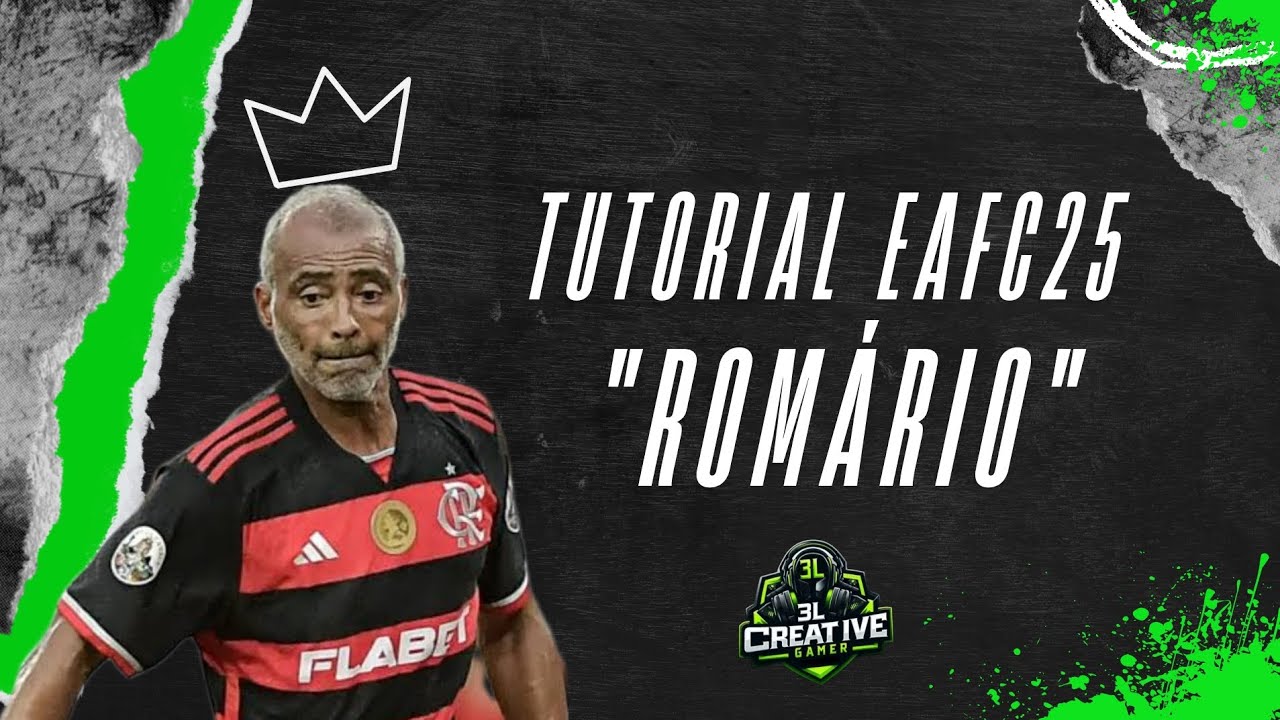 EA FC25 TUTORIAL FACE ROMÁRIO, MODO TREINADOR, MODO CARREIRA, PRÓ CLUBS E RUSH.