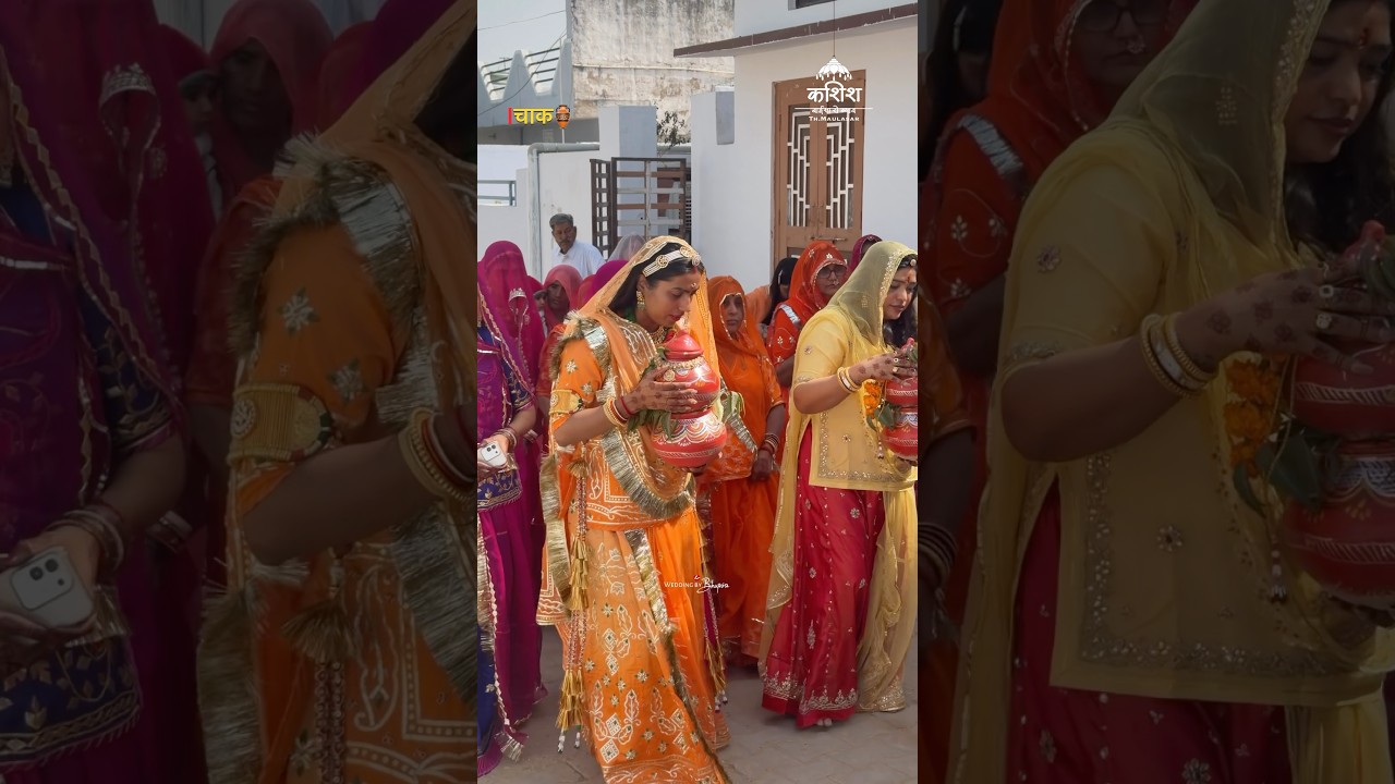 चाक । #rajputiculture #culture #rajput #rajputiswag #seemamishra #folkart #wedding #rajputana