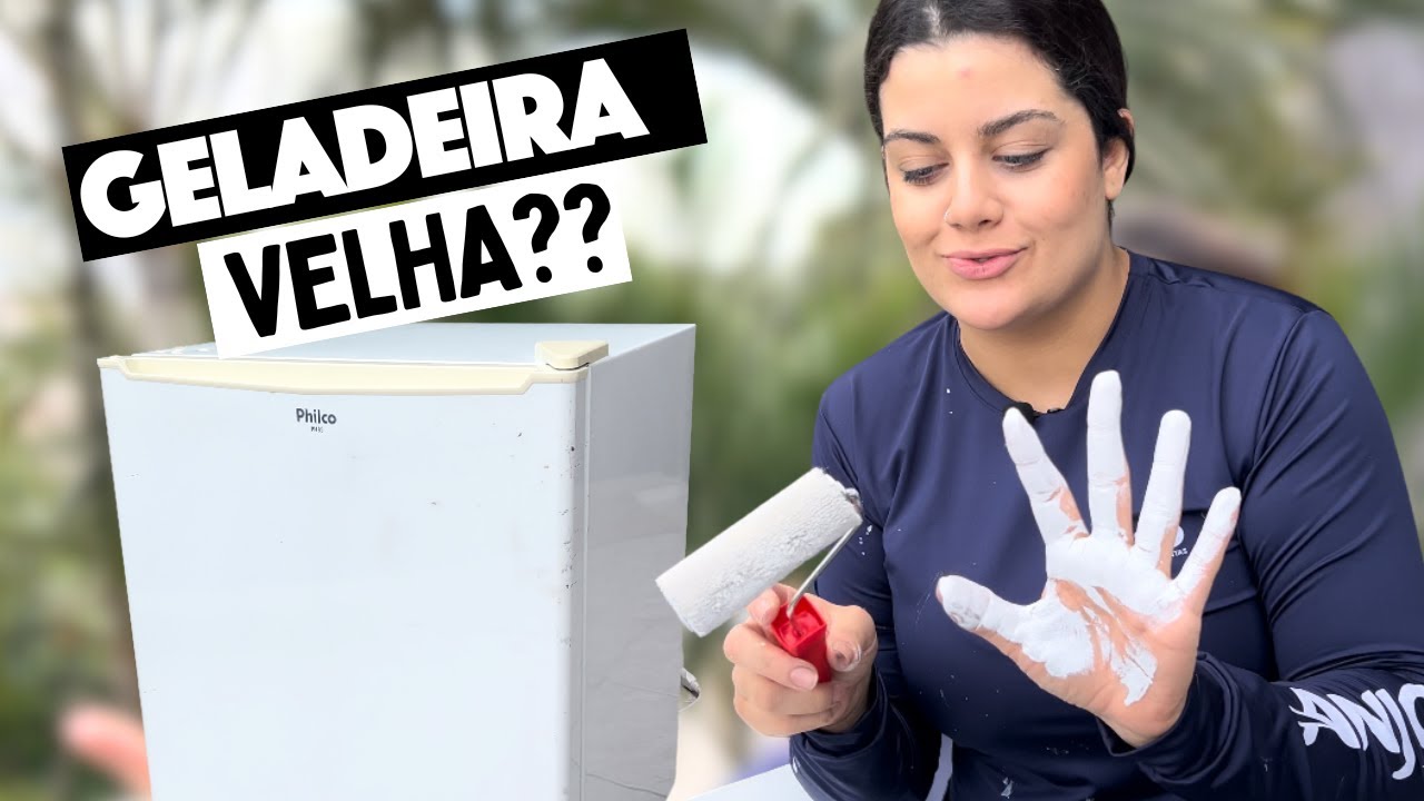 Como pintar geladeira com tinta Epoxi
