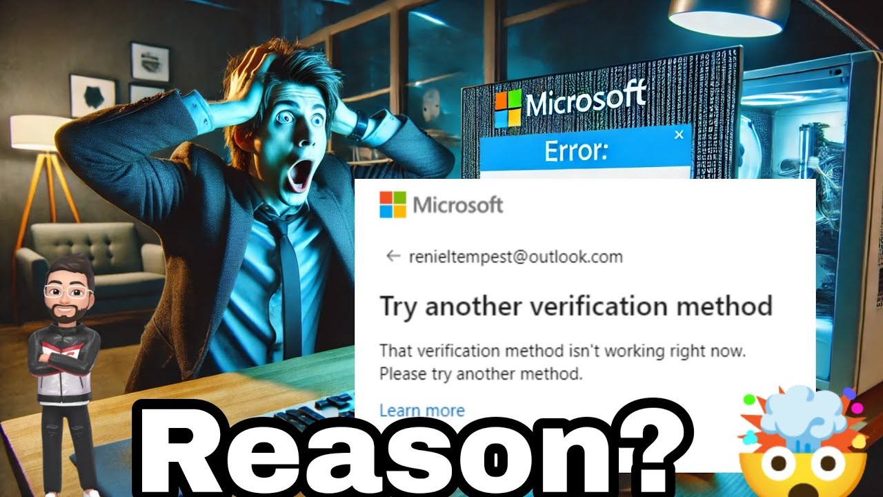 Try another verification method || Microsoft account blocked|| #msa #accountblocked