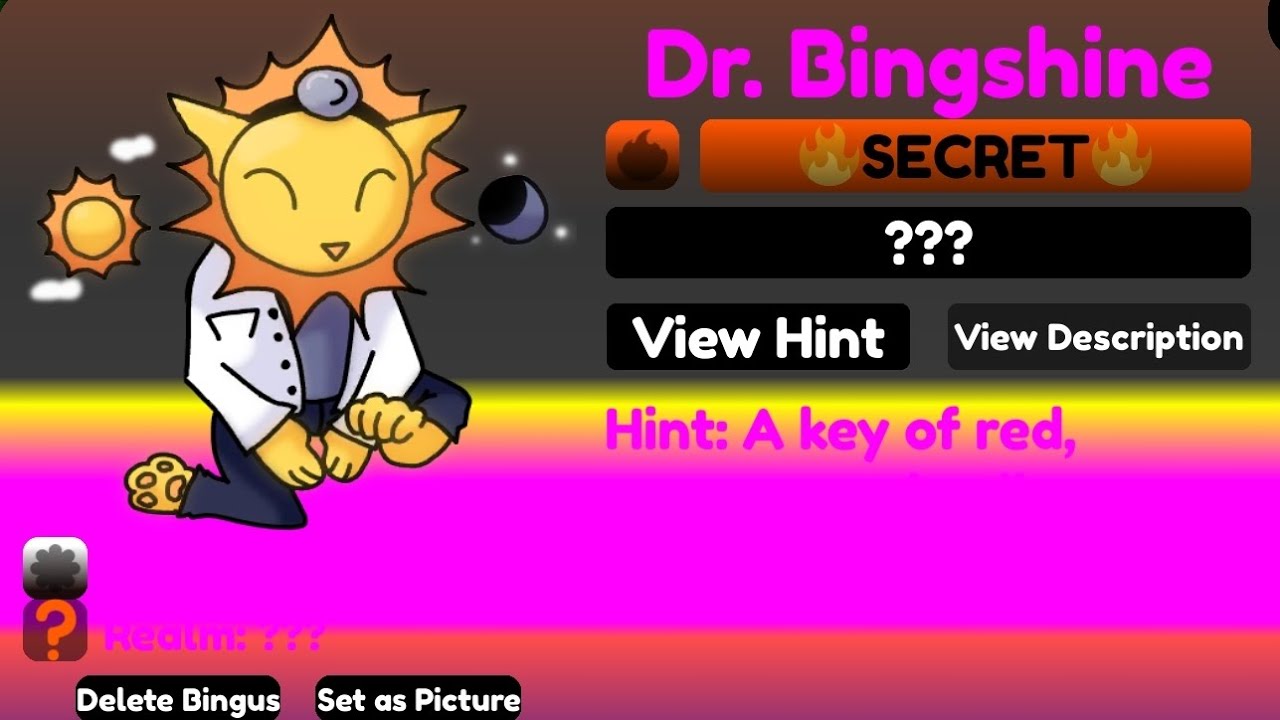 Roblox Find The Binguses how to get Dr Bingshine
