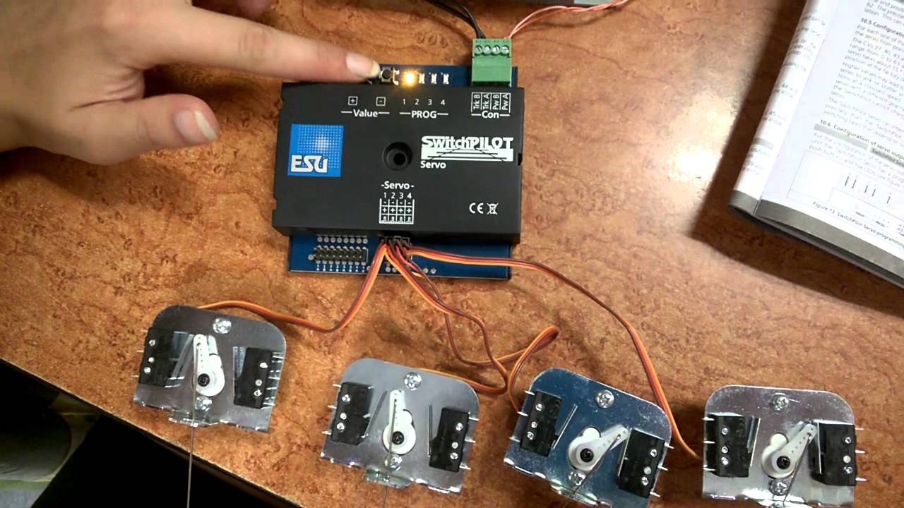 Nastavení servopřestavníku 980 a ESU SwitchPilot