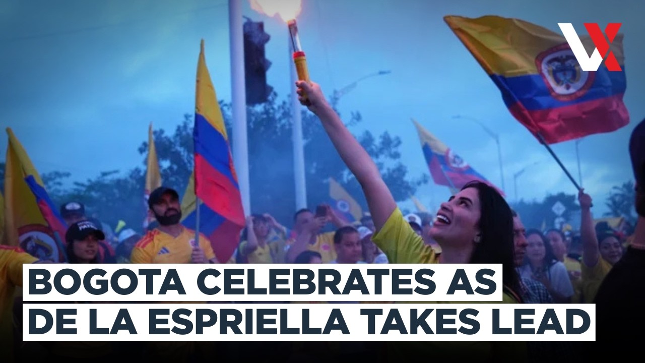De La Espriella Supporters Erupt In Bogota As Conservative Candidate Takes Election Lead | VERTEX