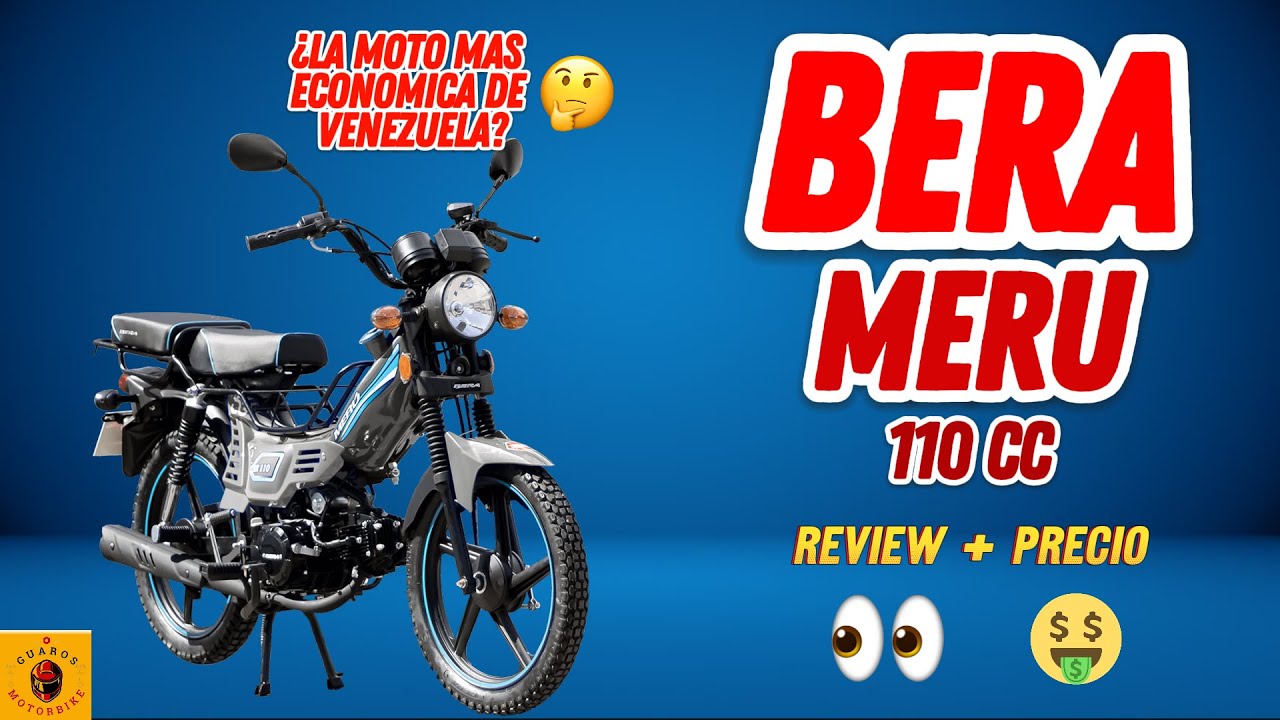 Bera Merú 110cc 2023 ¿La Moto Más Económica de Venezuela? Review + Precio. 🏁