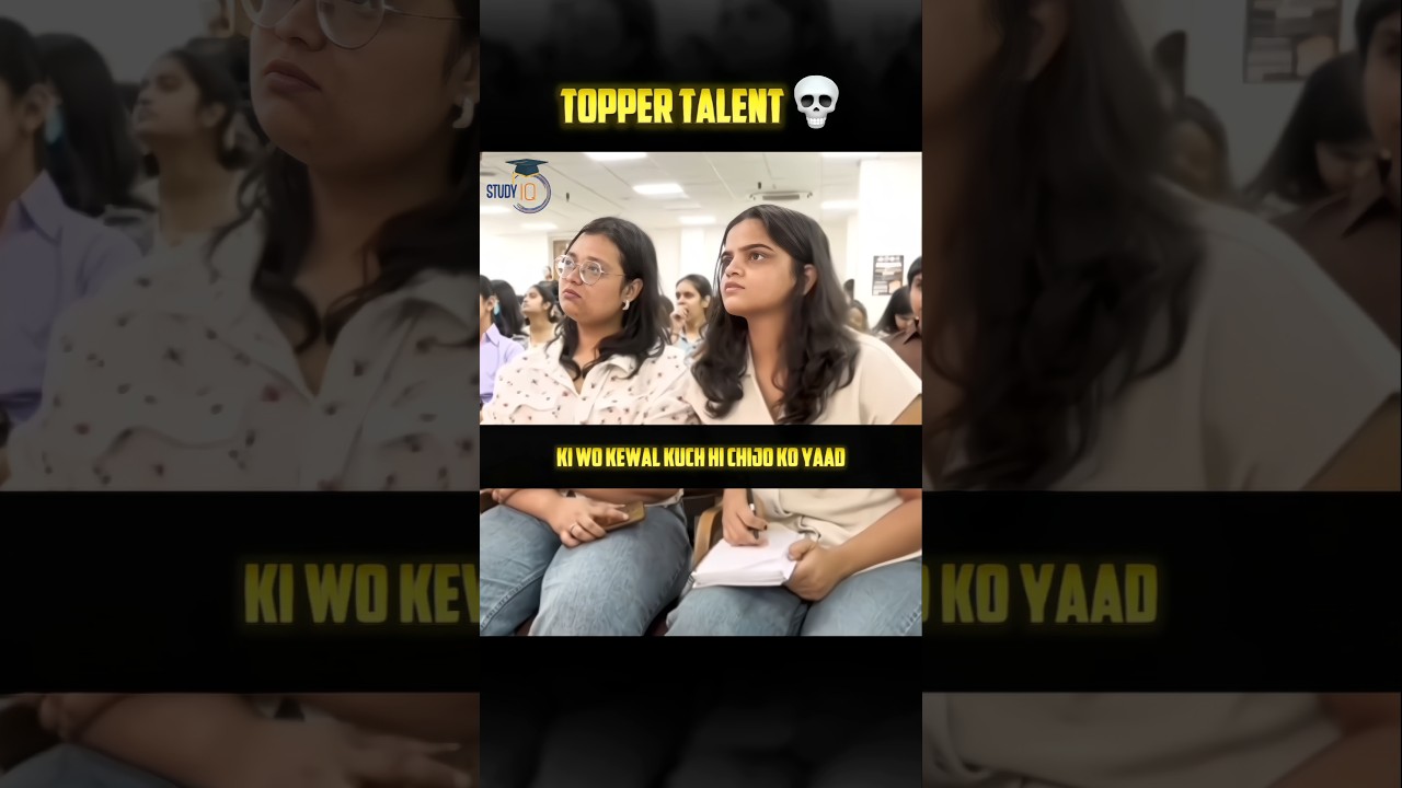 THE TOPPER'S TALENT 💀🔥 || #upscmotivation #upsc #viral #shorts #studyiq