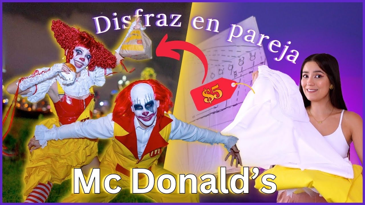 Hice mis disfraces de MCDONALD'S para ASUSTAR a los EMPLEADOS 😈