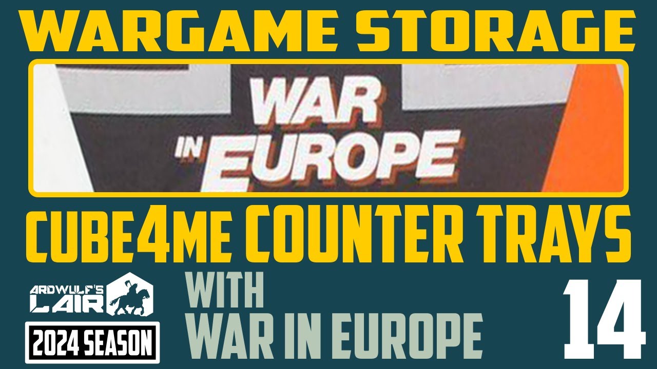 Wargame Storage 14 | War in Europe in Cube4Me Trays