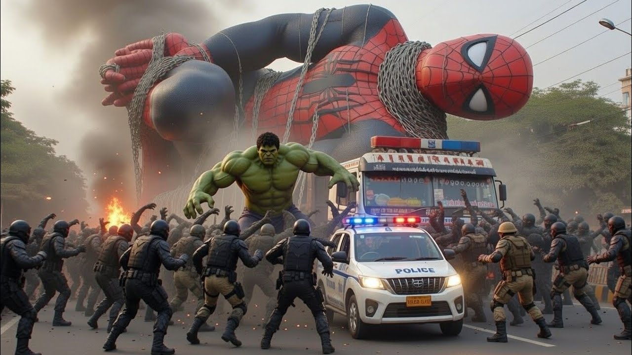 #_Spider-Man monster 🕷️🧌Can Hulk Survive 1,000 Shadow Soldiers? 😱 | Spider-Man Captured! Story 🙀