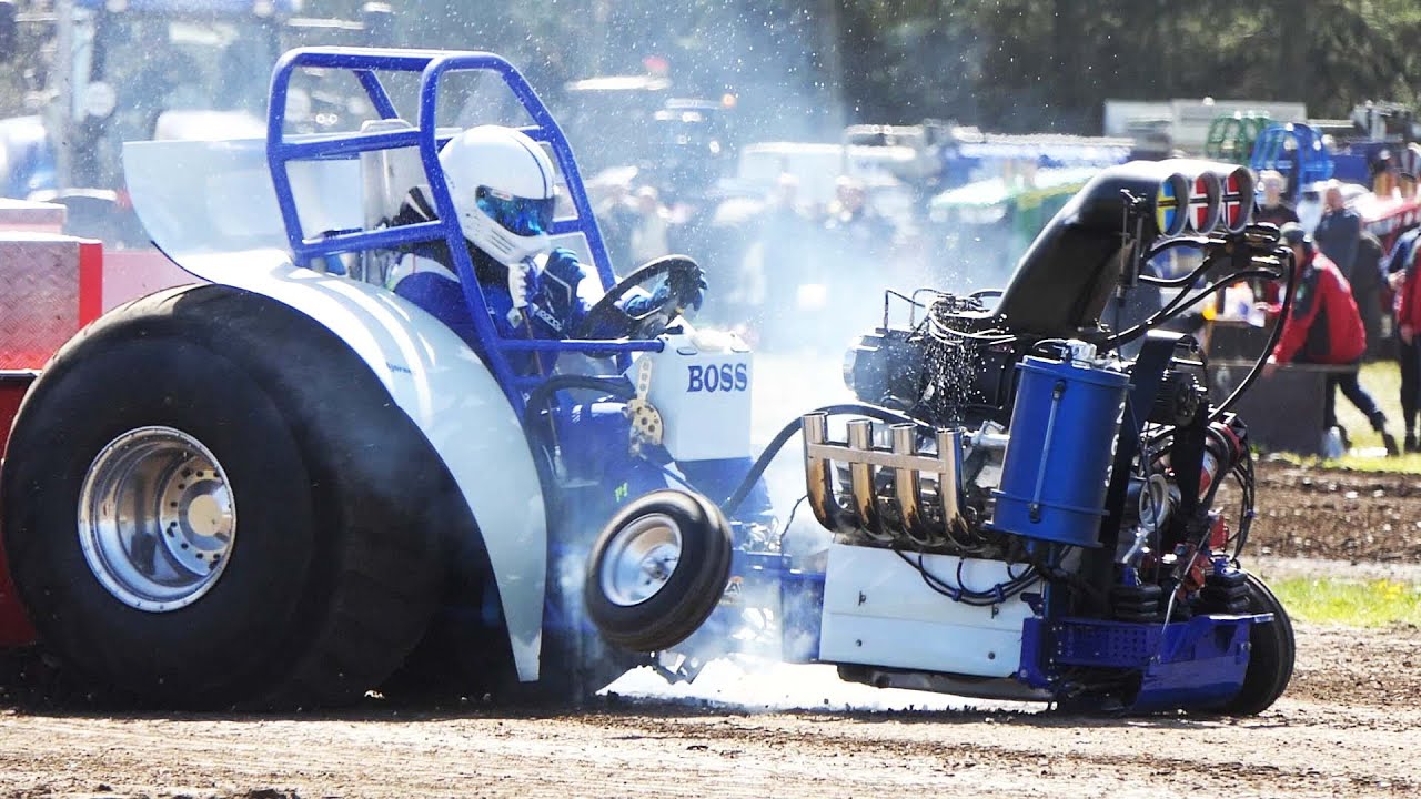 Mini Modified 950kg at 1. DM on Brande Pulling Arena 2022 | LOTS of Action | Tractor Pulling DK