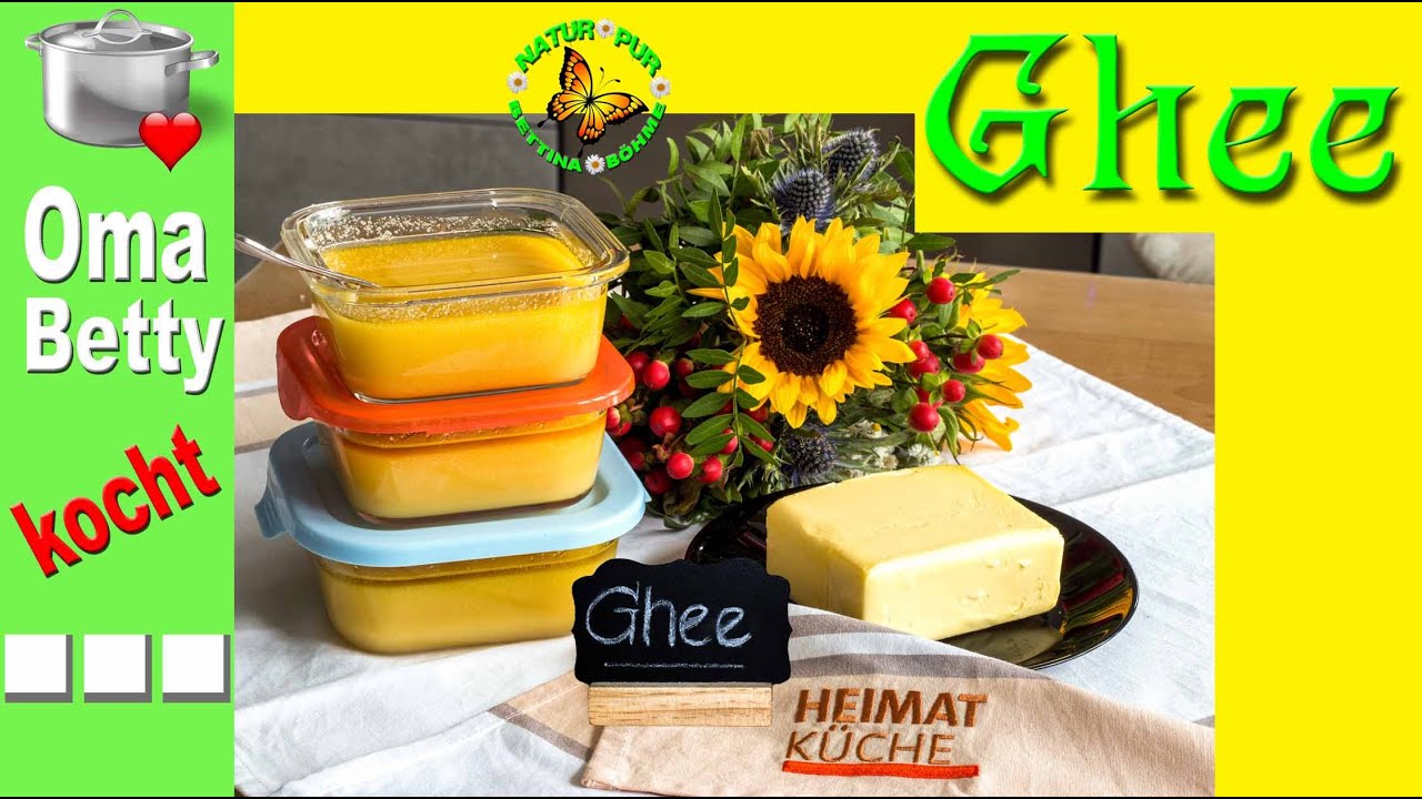 Wie man ein nussiges Ghee herstellt