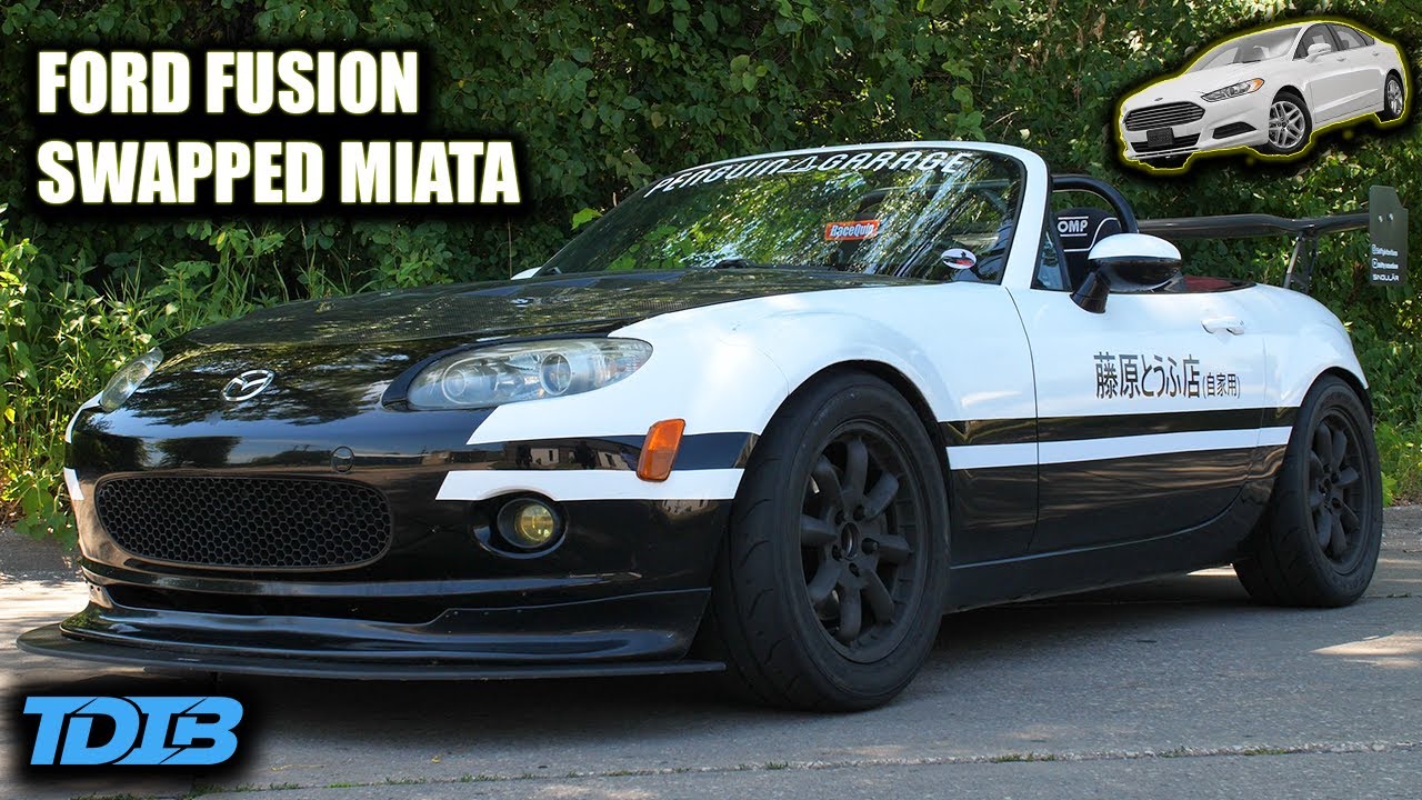 Обзор Miata, замененной на Ford Fusion! Удивительно интересный родстер