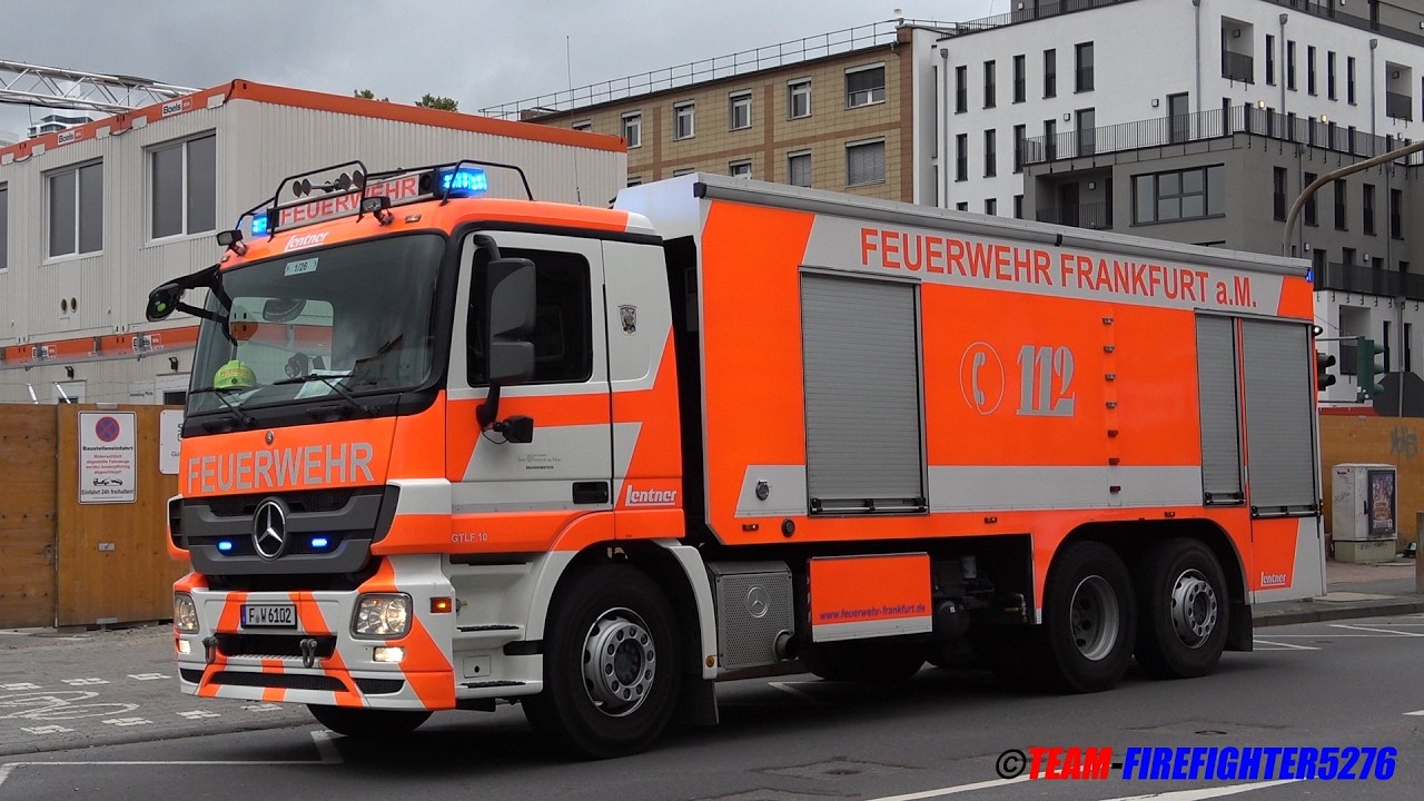 [Feuer im Kohlebunker des Heizkraftwerk West] Großeinsatz im Frankfurter Gutleutviertel