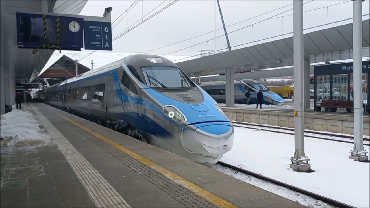 PKP IC EIP Pendolino Trains in Poland (2022)