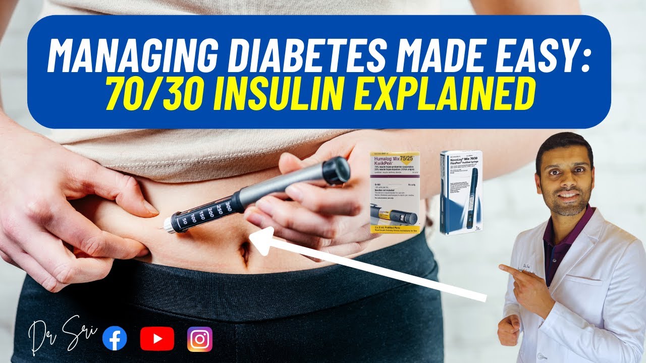 How does 70/30 insulin such Novolog Mix and Humalog Mix work For Type 1 and Type 2 Diabetes?